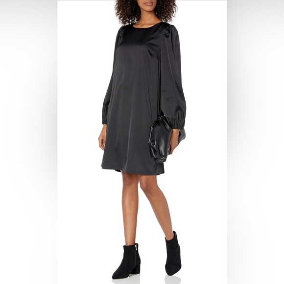 NEW! The Drop Womens Size XXL @Shopdandy Belted Silky Stretch Dress - Picture 4 of 10